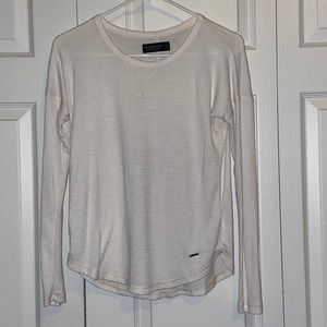 White Abercrombie Sweater